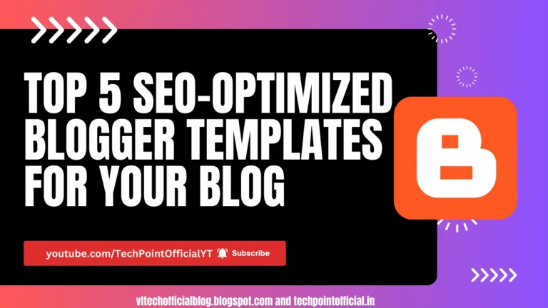 SEO-Ready Blogger Templates for Enhanced Blog Visibility and Ranking