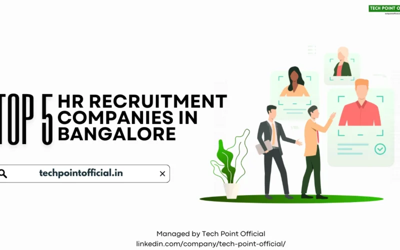 Top 5 HR recruitment companies in Bangalore office buildings with professionals networking and recruitment consultants meeting clients