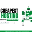 Cheap web hosting India plans comparison showing Premium, Business, and Cloud Startup options